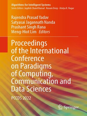 cover image of Proceedings of the International Conference on Paradigms of Computing, Communication and Data Sciences